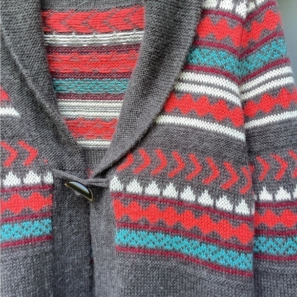 SouthWestern Inspired Cardigan Sweater wool blend Size S - Picture 5 of 8